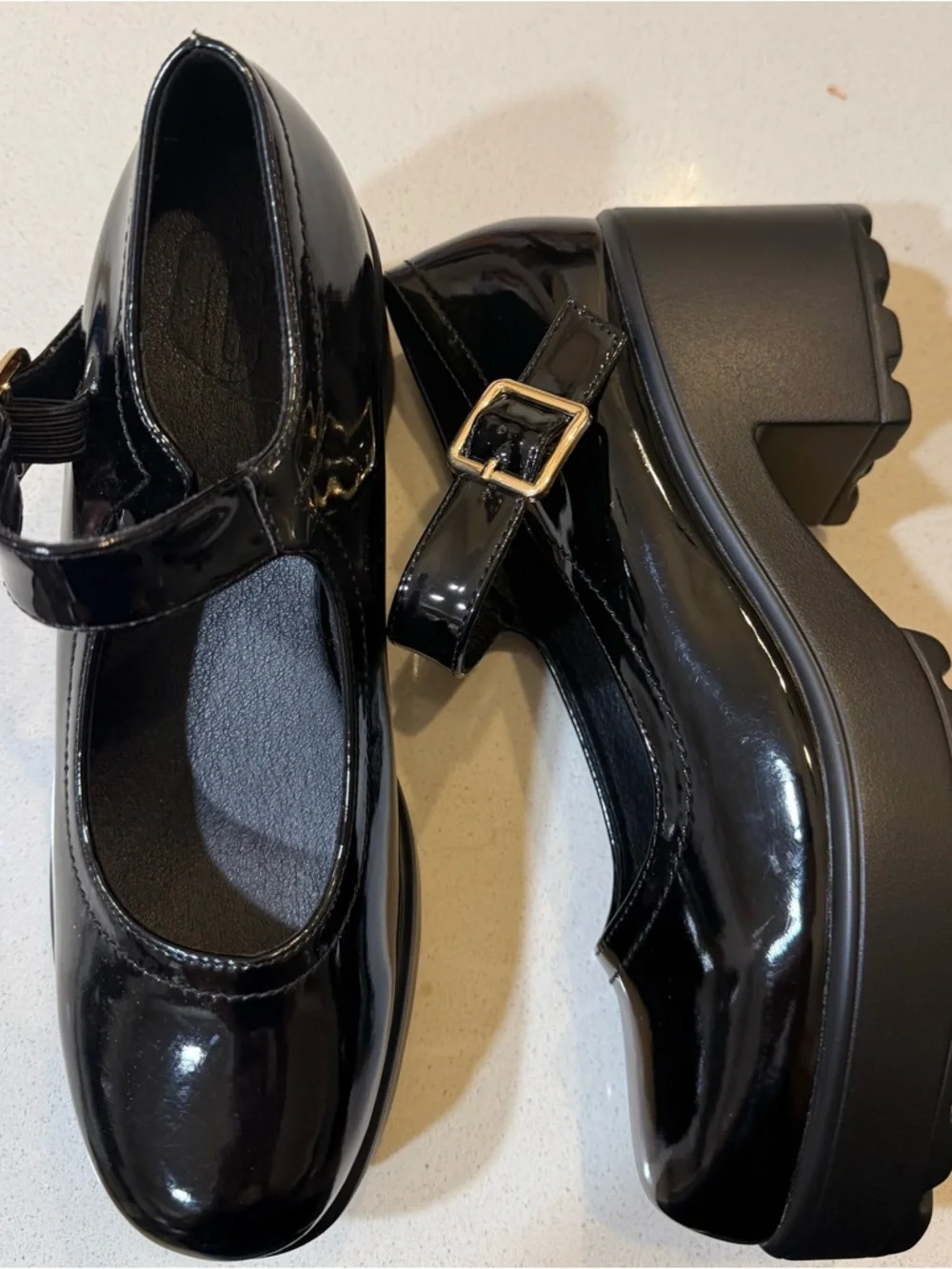 NWT Girls Black Patent Mary Jane Shoes Never Worn 8.5 Perfect Shape, Never Worn